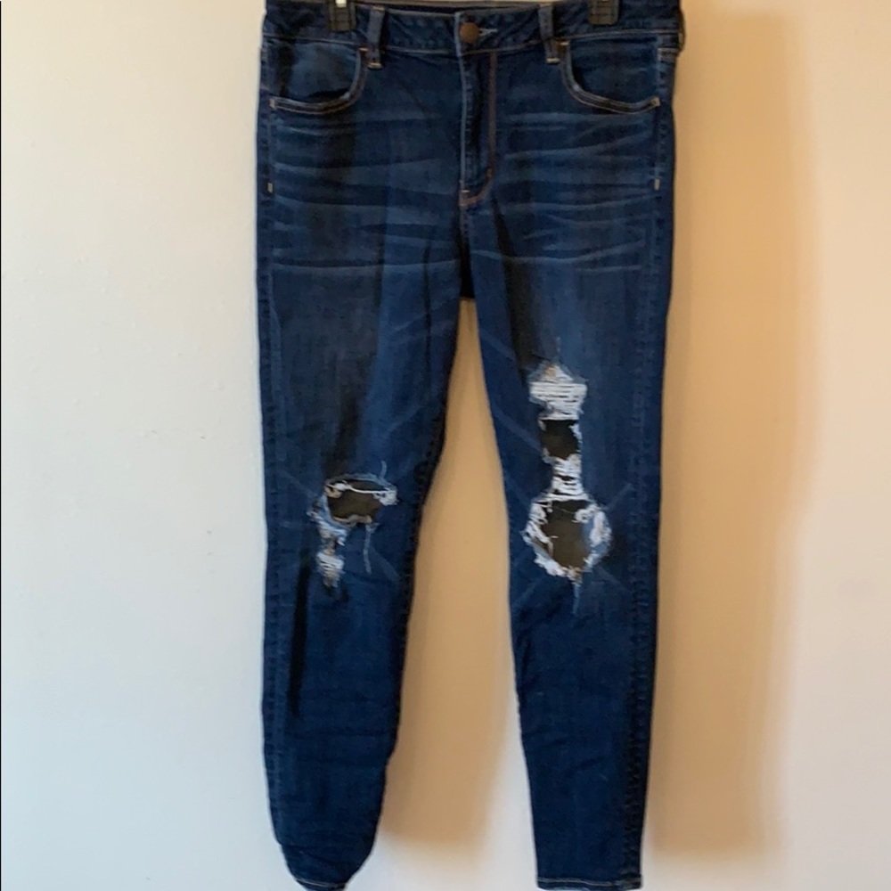 Barely worn American eagle super stretch jeans